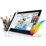 graphics desgning on tablet photo